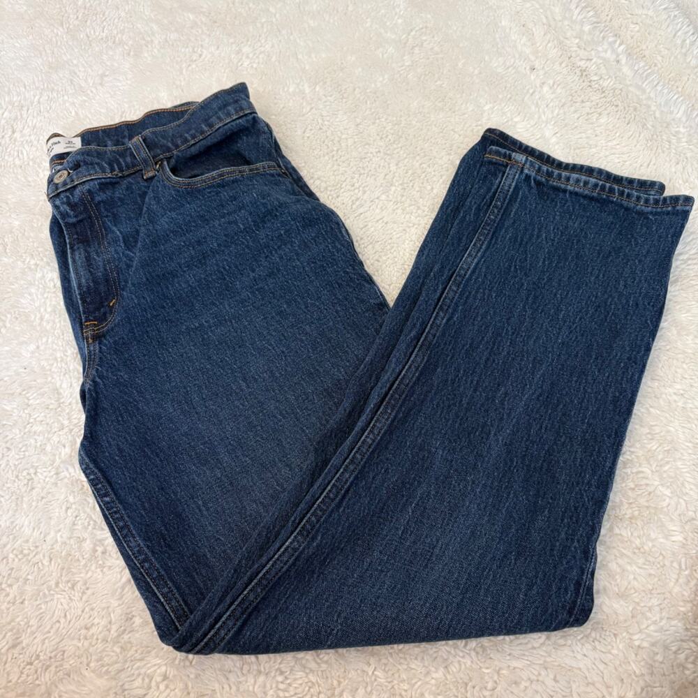Abercrombie Fitch Womens Mid Rise 90's Straight Jeans 31 Casual Basics Classic